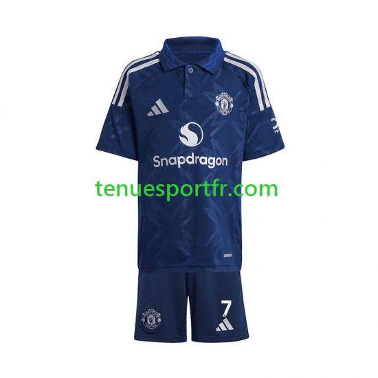 Kit Enfant Maillot Extérieur Manchester United Beckham 7 2024-2025 à Manches Courtes