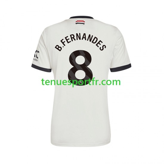 Homme Maillot Troisième Manchester United Bruno Fernandes 8 2024-2025 à Manches Courtes