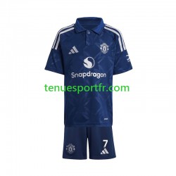 Kit Enfant Maillot Extérieur Manchester United Cristiano Ronaldo 7 2024-2025 à Manches Courtes