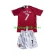 Kit Enfant Maillot Retro Domicile Manchester United Cristiano Ronaldo 7 Champion League 2007 à Manches Courtes