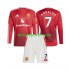Kit Enfant Maillot Domicile Manchester United Cristiano Ronaldo 7 2024-2025 à Manches Longues