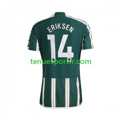 Homme Maillot Extérieur Manchester United Eriksen 14 2023-2024 à Manches Courtes