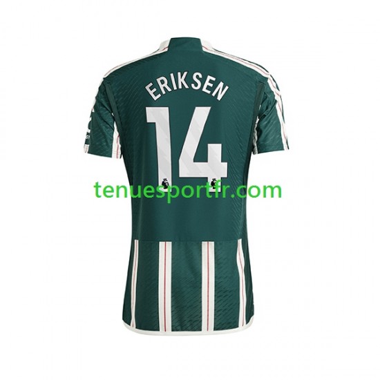 Homme Maillot Extérieur Manchester United Eriksen 14 2023-2024 à Manches Courtes