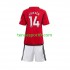 Kit Enfant Maillot Domicile Manchester United Eriksen 14 2023-2024 à Manches Courtes