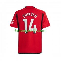 Homme Maillot Domicile Manchester United Eriksen 14 2023-2024 à Manches Courtes