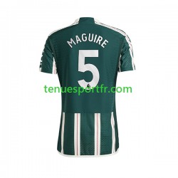 Homme Maillot Extérieur Manchester United Harry Maguire 5 2023-2024 à Manches Courtes