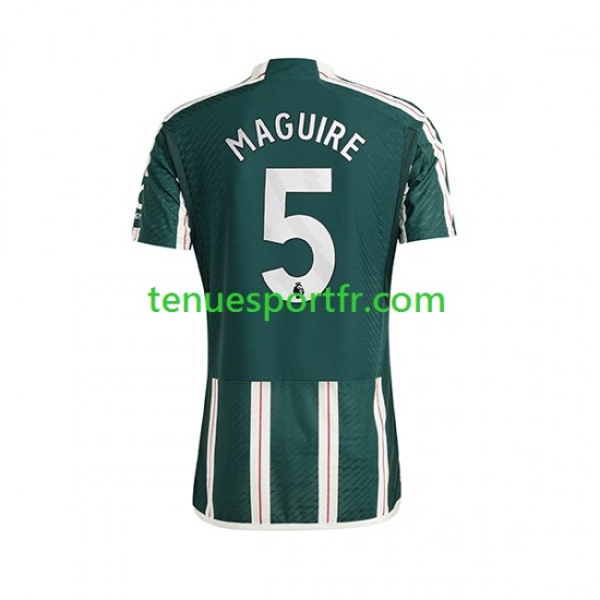 Homme Maillot Extérieur Manchester United Harry Maguire 5 2023-2024 à Manches Courtes