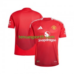 Homme Maillot Domicile Manchester United 2024-2025 Rouge à Manches Courtes