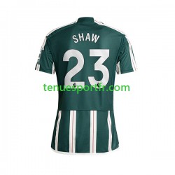 Homme Maillot Extérieur Manchester United Luke Shaw 23 2023-2024 à Manches Courtes