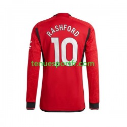 Homme Maillot Domicile Manchester United Marcus Rashford 10 2023-2024 à Manches Longues
