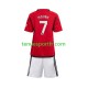 Kit Enfant Maillot Domicile Manchester United Mount 7 2023-2024 à Manches Courtes