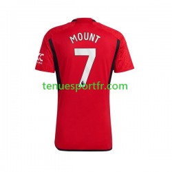 Homme Maillot Domicile Manchester United Mount 7 2023-2024 à Manches Courtes