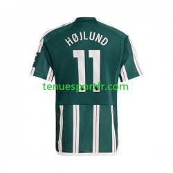 Homme Maillot Extérieur Manchester United Rasmus Hojlund 11 2023-2024 à Manches Courtes