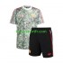 Kit Enfant Maillot Domicile Manchester United Stone Roses 2023-2024 à Manches Courtes