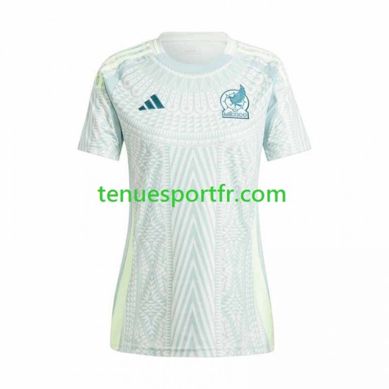 Femme Maillot Extérieur Mexique Copa America 2024 à Manches Courtes