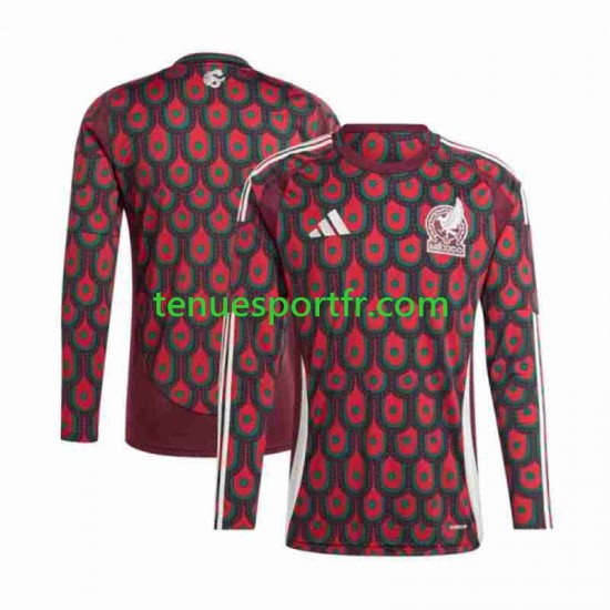 Homme Maillot Domicile Mexique Copa America 2024 à Manches Longues