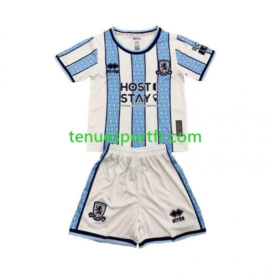 Kit Enfant Maillot Extérieur Middlesbrough 2024-2025 à Manches Courtes