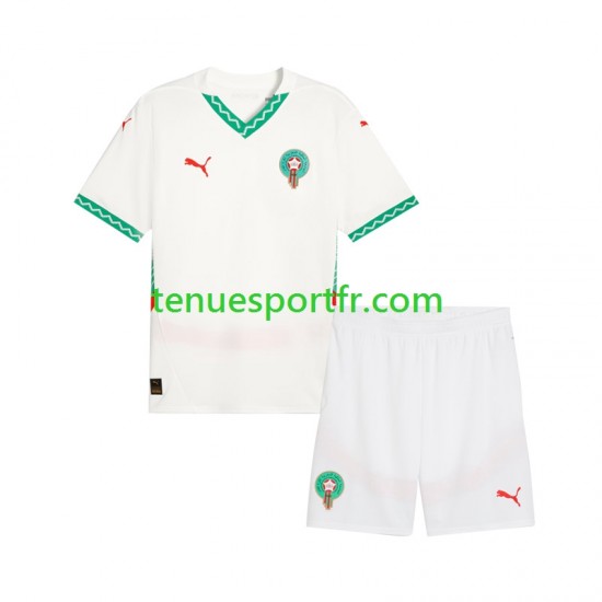 Kit Enfant Maillot Extérieur Maroc 2024 à Manches Courtes