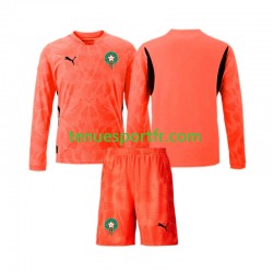 Kit Enfant Maillot Domicile Maroc Gardien 2024 à Manches Longues
