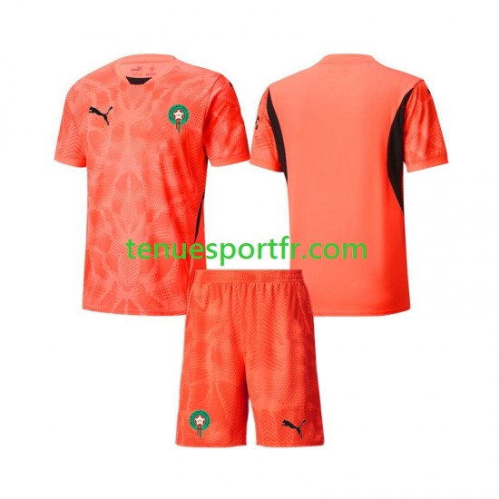 Kit Enfant Maillot Domicile Maroc Gardien 2024 à Manches Courtes