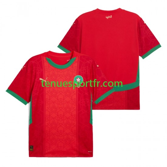 Homme Maillot Domicile Maroc 2024 à Manches Courtes