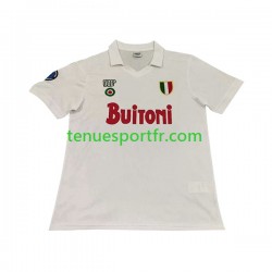 Homme Maillot Retro Extérieur Naples 1987 1988 à Manches Courtes