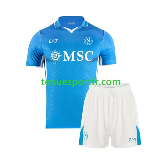 Kit Enfant Maillot Domicile Naples 2024-2025 à Manches Courtes