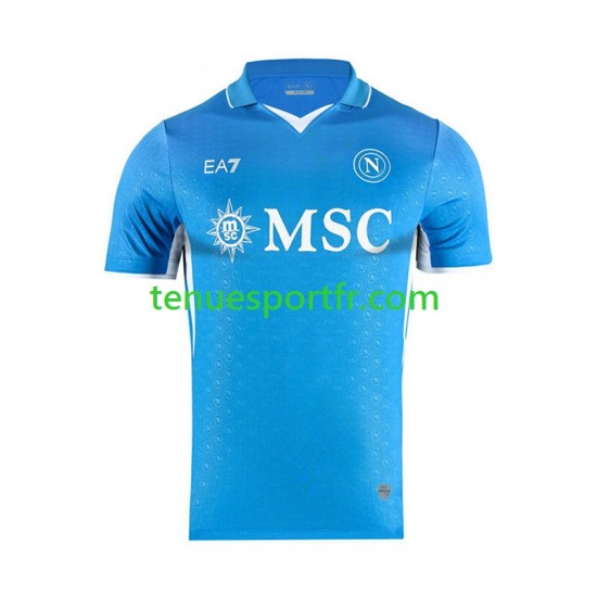 Homme Maillot Domicile Naples 2024-2025 à Manches Courtes
