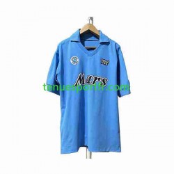 Homme Maillot Retro Domicile Naples 1989 1990 à Manches Courtes