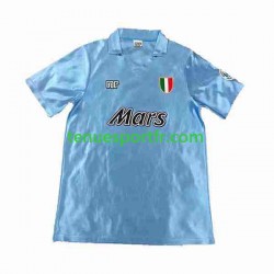 Homme Maillot Retro Domicile Naples 1990 1991 à Manches Courtes