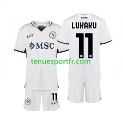 Kit Enfant Maillot Extérieur Naples Lukaku 11 2024-2025 à Manches Courtes