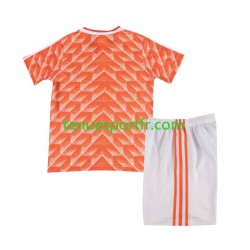 Kit Enfant Maillot Retro Domicile Pays-Bas 1988 à Manches Courtes