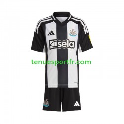 Kit Enfant Maillot Domicile Newcastle United 2024-2025 Noir à Manches Courtes