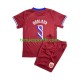 Kit Enfant Maillot Domicile Norvège Erling Haaland 9 2024 Rouge à Manches Courtes
