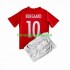 Kit Enfant Maillot Domicile Norvège ODEGAARD 10 2022 à Manches Courtes