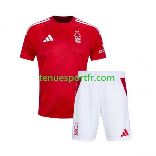 Kit Enfant Maillot Domicile Nottingham Forest 2024-2025 à Manches Courtes