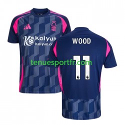 Homme Maillot Extérieur Nottingham Forest Chris Wood 11 2024-2025 à Manches Courtes