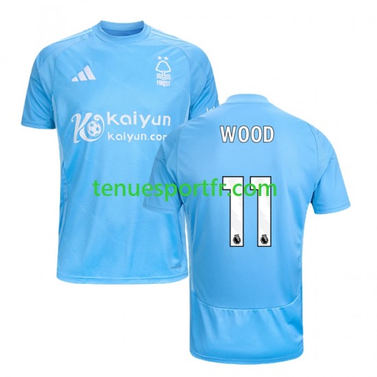 Homme Maillot Troisième Nottingham Forest Chris Wood 11 2024-2025 à Manches Courtes
