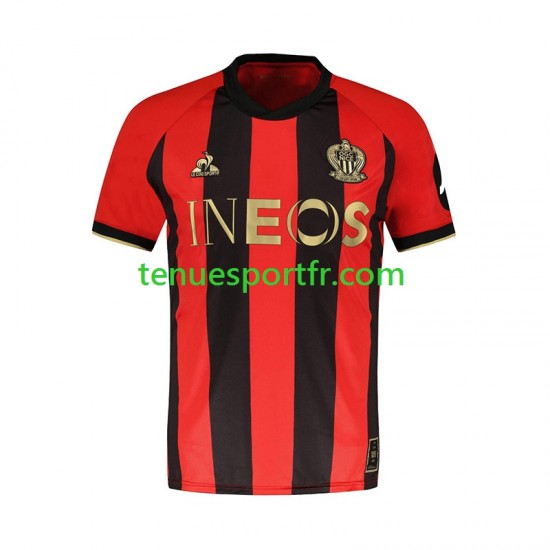 Homme Maillot Domicile OGC Nice 2024-2025 à Manches Courtes