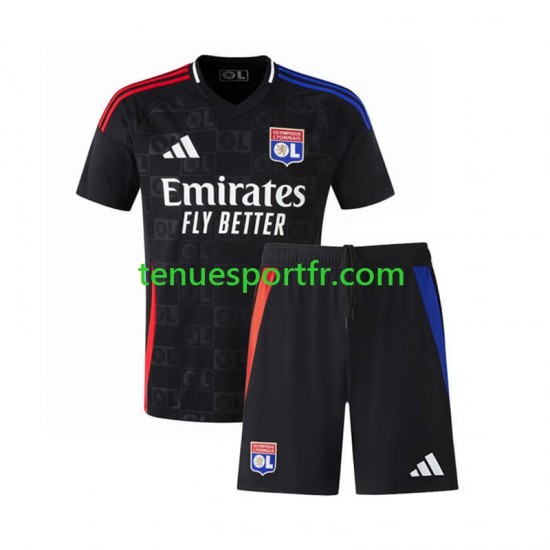 Kit Enfant Maillot Extérieur Olympique Lyonnais 2024-2025 à Manches Courtes