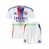 Kit Enfant Maillot Domicile Olympique Lyonnais 2024-2025 à Manches Courtes