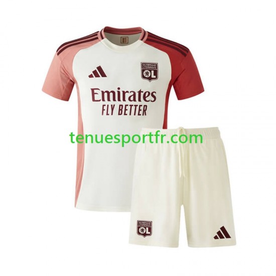 Kit Enfant Maillot Troisième Olympique Lyonnais 2024-2025 à Manches Courtes