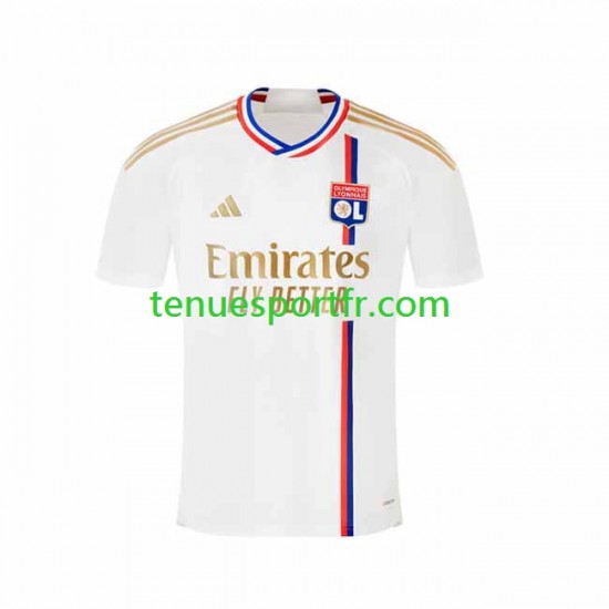 Homme Maillot Domicile Olympique Lyonnais 2023-2024 à Manches Courtes