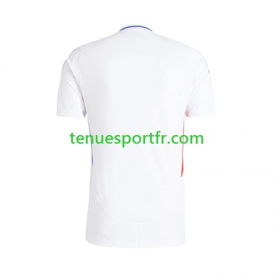Homme Maillot Domicile Olympique Lyonnais 2024-2025 Blanc à Manches Courtes