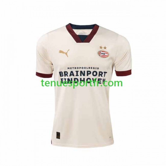 Homme Maillot Extérieur PSV Eindhoven 2023-2024 à Manches Courtes