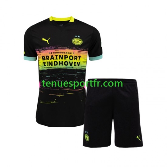 Kit Enfant Maillot Extérieur PSV Eindhoven 2024-2025 à Manches Courtes
