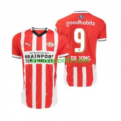 Homme Maillot Domicile PSV Eindhoven DE JONG 9 2024-2025 à Manches Courtes