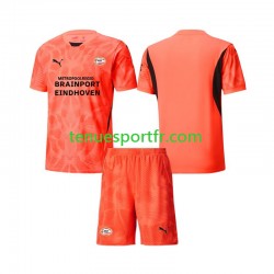 Kit Enfant Maillot Domicile PSV Eindhoven Gardien 2024-2025 à Manches Courtes