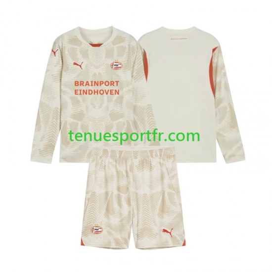Kit Enfant Maillot Troisième PSV Eindhoven Gardien 2024-2025 à Manches Longues