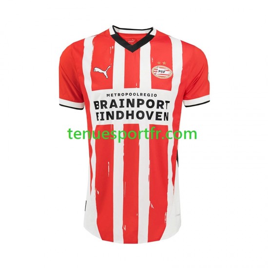 Homme Maillot Domicile PSV Eindhoven 2024-2025 à Manches Courtes